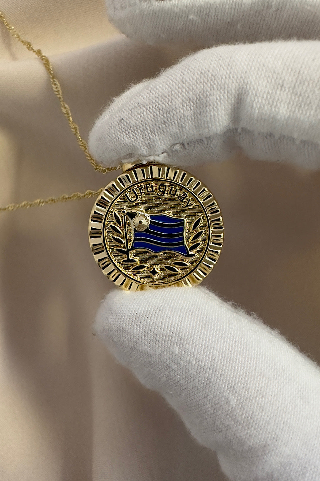 Uruguay flag Necklace