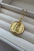 Queen Teuta Gold Swirl Necklace 