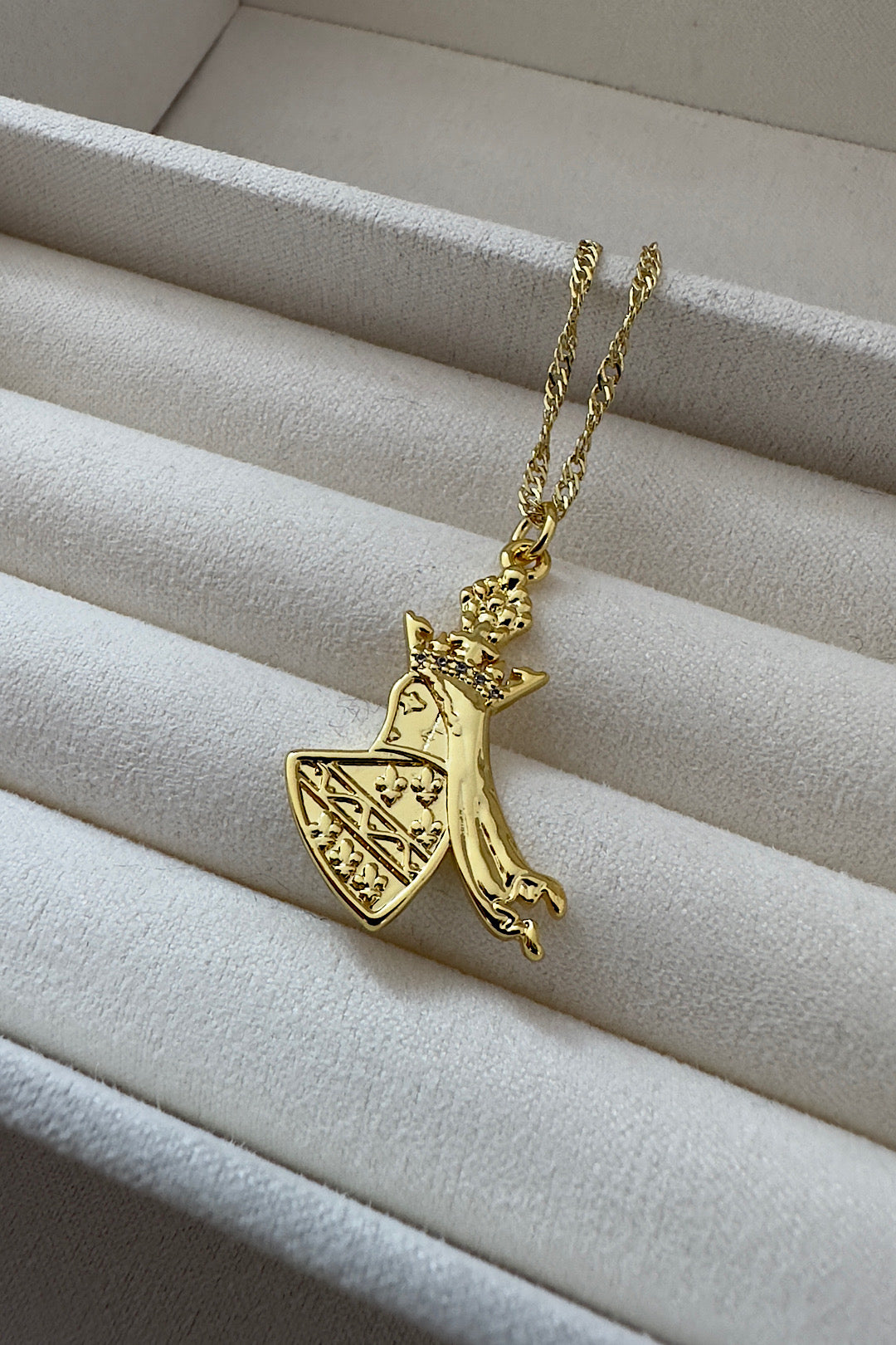 Kingdom Of Bosnia Gold Swirl Necklace 
