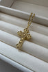 Christian Orthodox Gold Swirl Necklace 