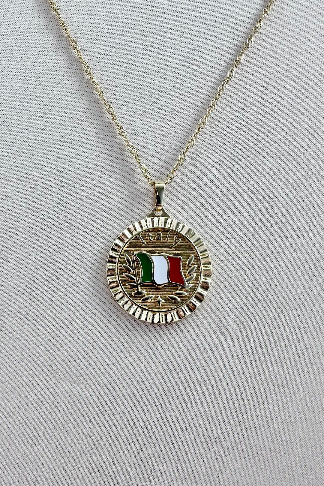 Italy flag Necklace