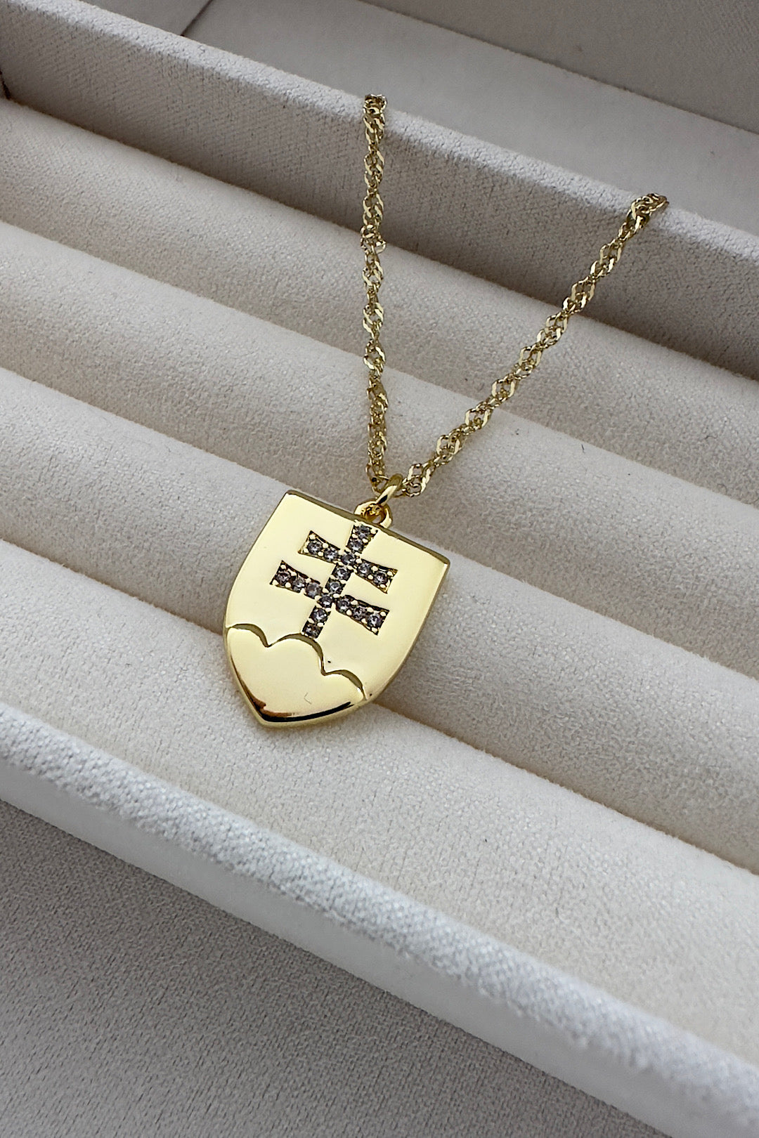 Slovakia Coat Of Arms Necklace 