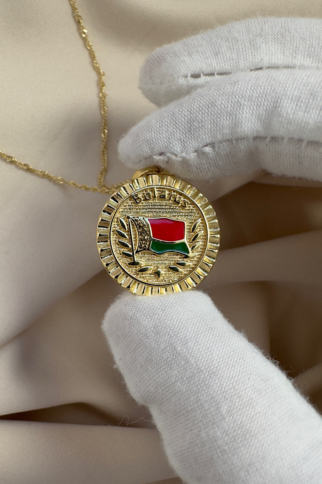 Belarus flag Necklace