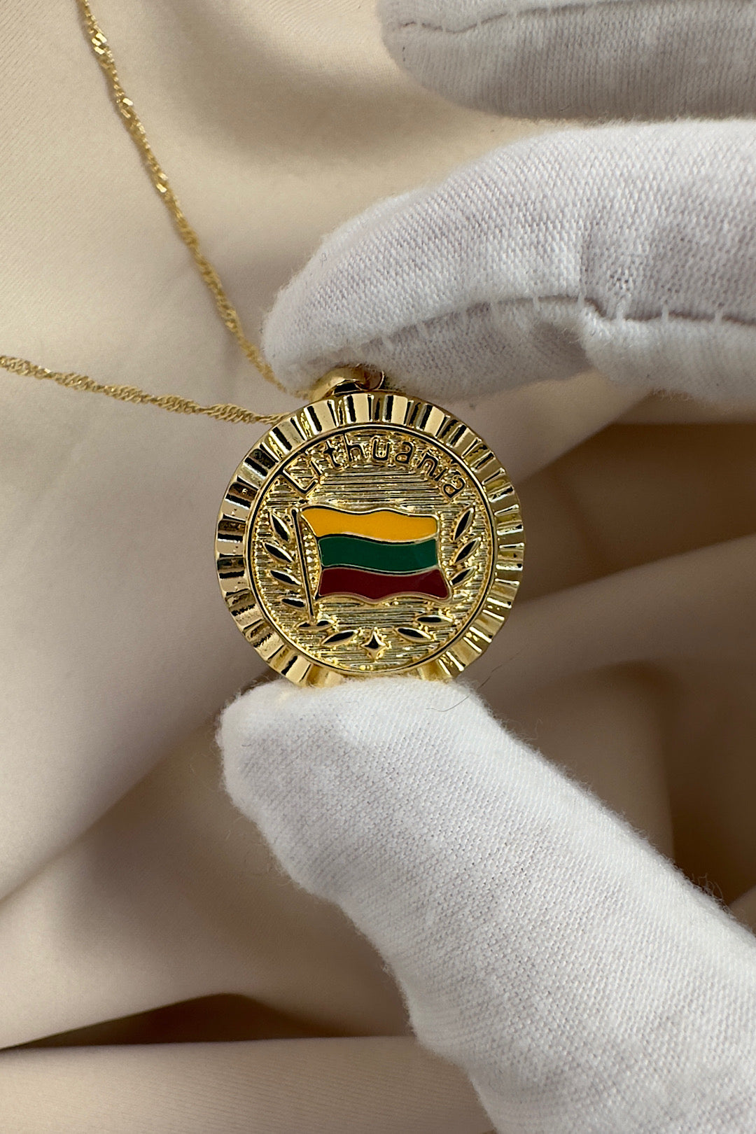 Lithuania flag Necklace
