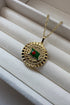 Bangladesh Gold Swirl Necklace 