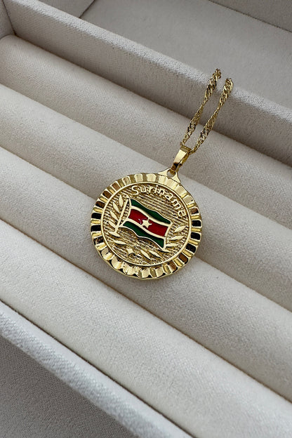 Suriname flag Necklace