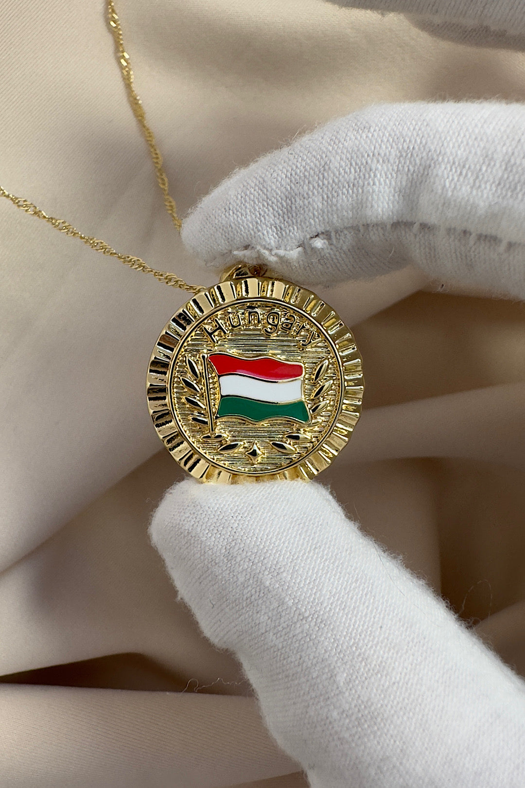 Hungary flag Necklace
