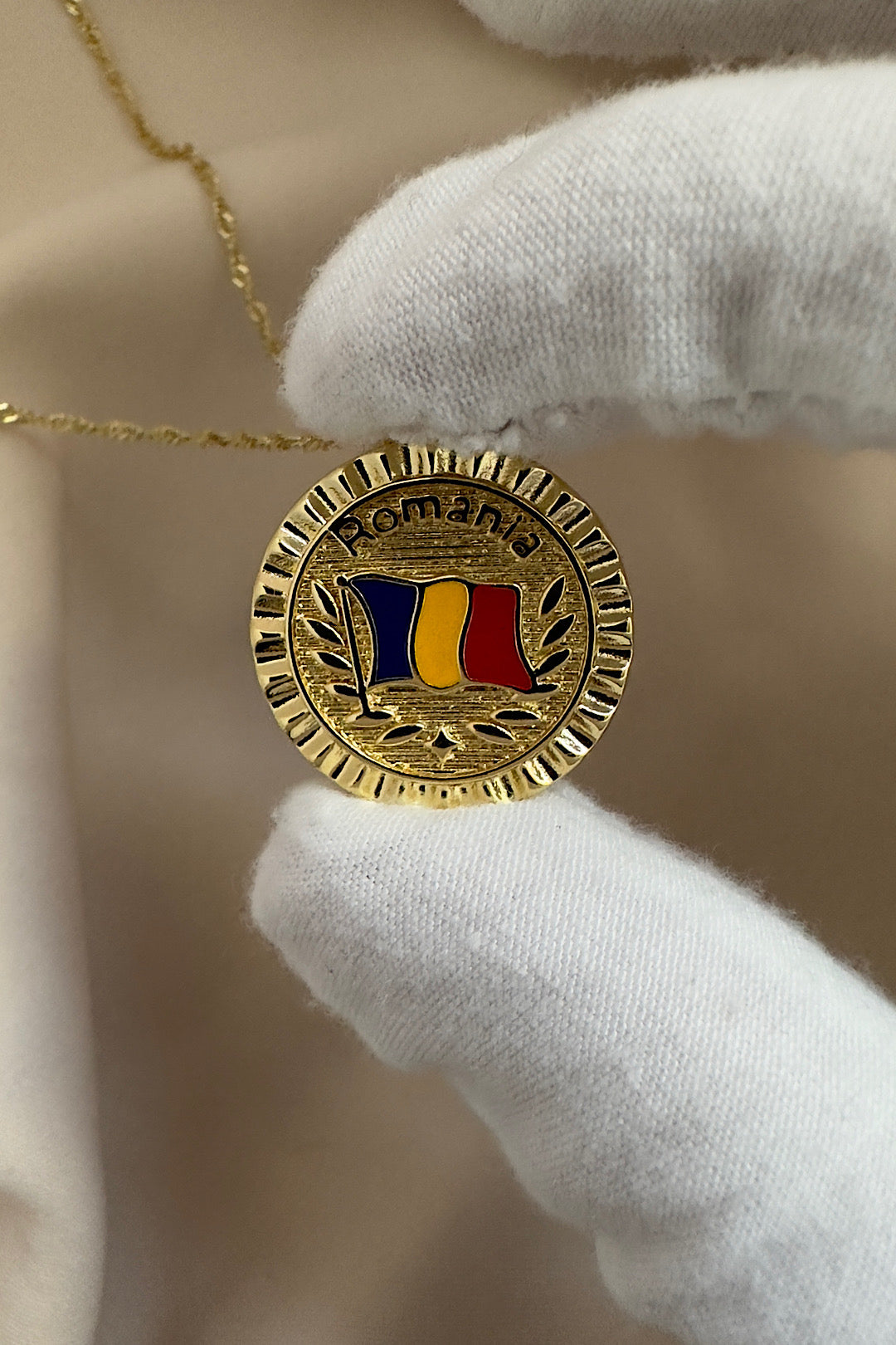 Romania flag Necklace