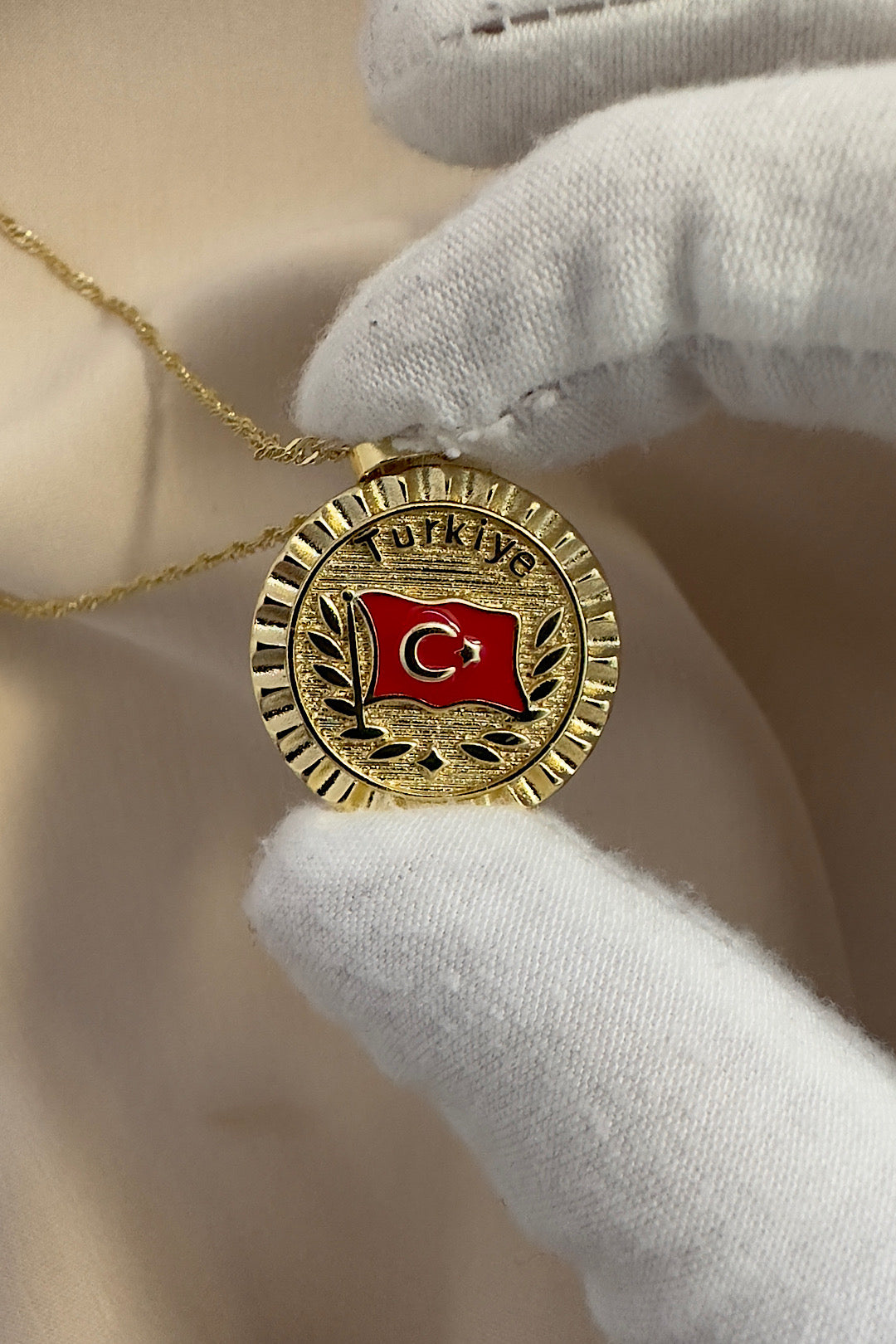 Turkiye flag Necklace