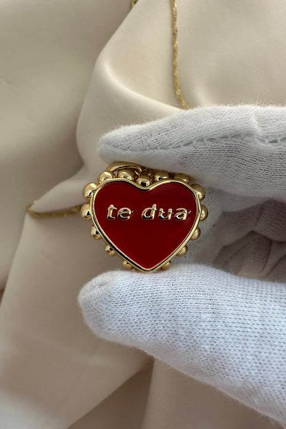 “Te Dua” Heart Necklace