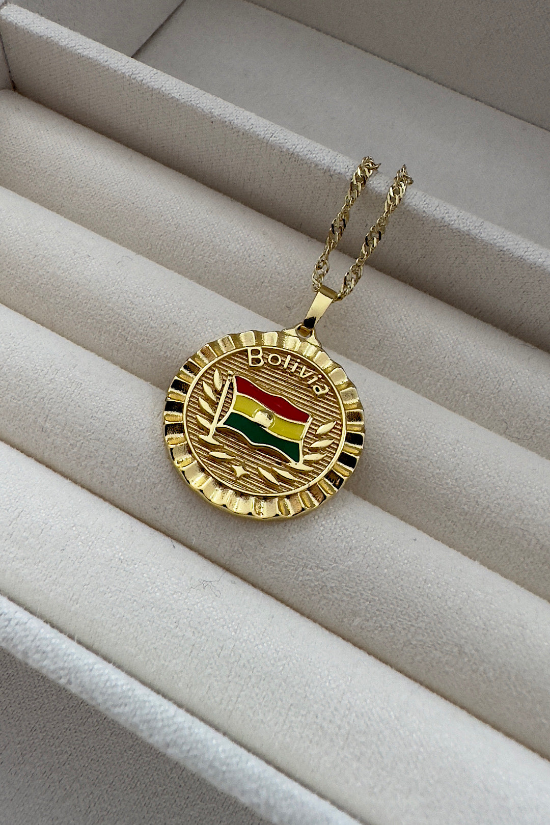 Bolivia flag Necklace