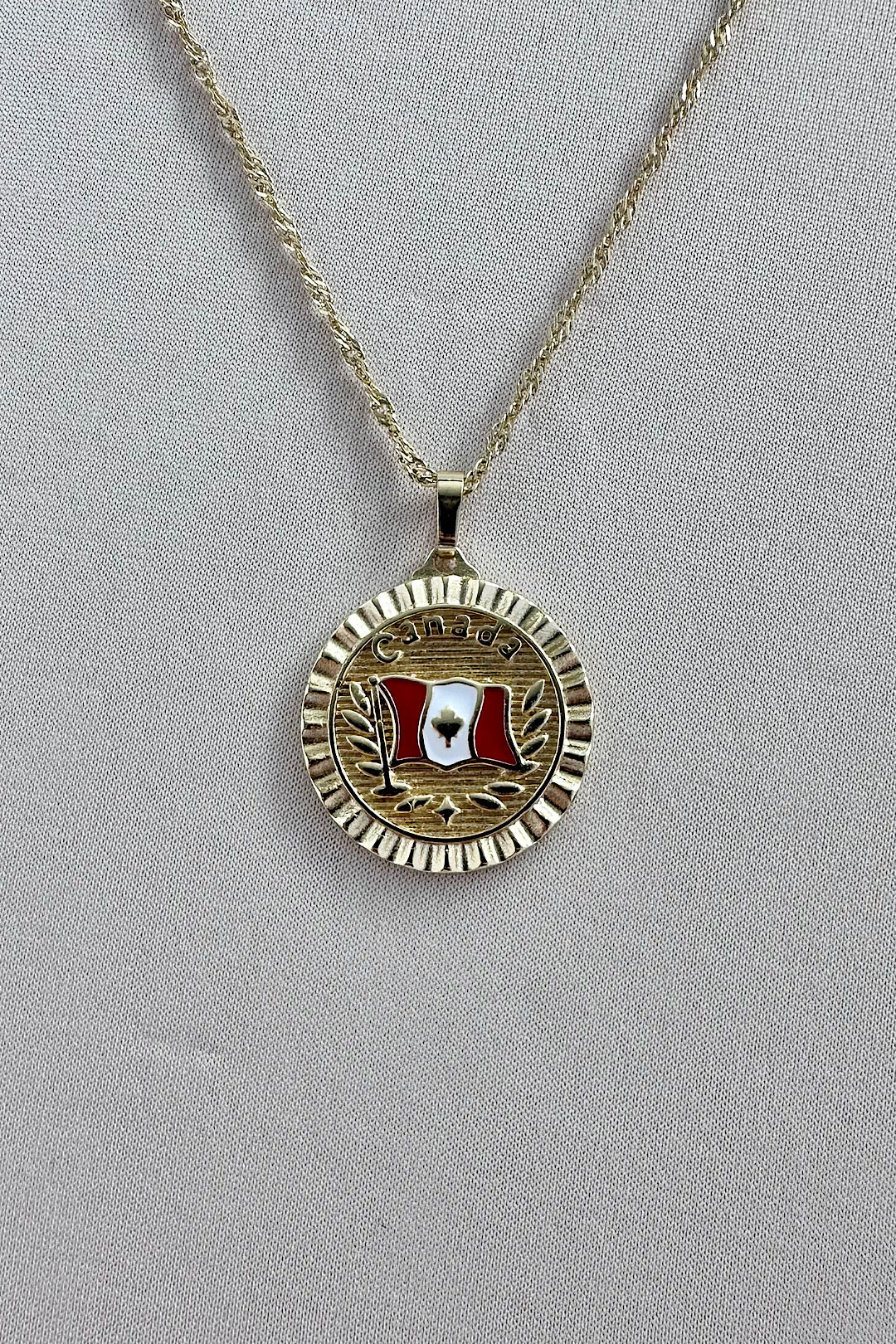 Canada flag Necklace