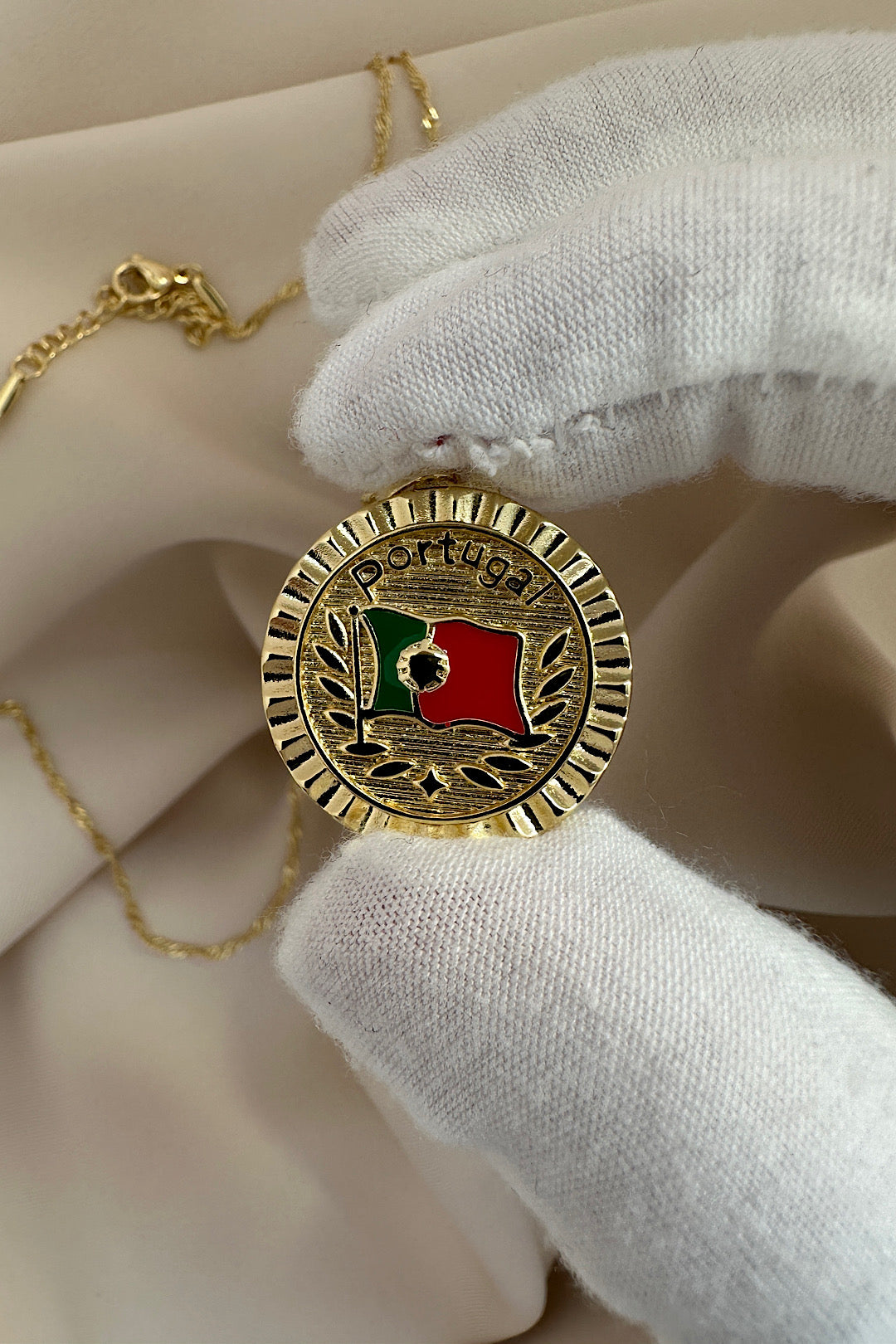 Portugal flag Necklace