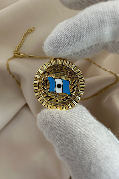 Guatemala flag Necklace