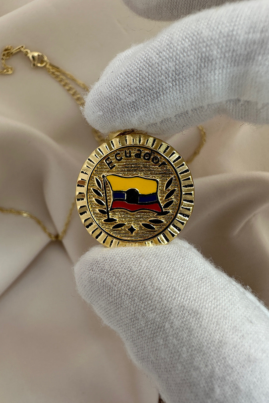 Ecuador flag Necklace