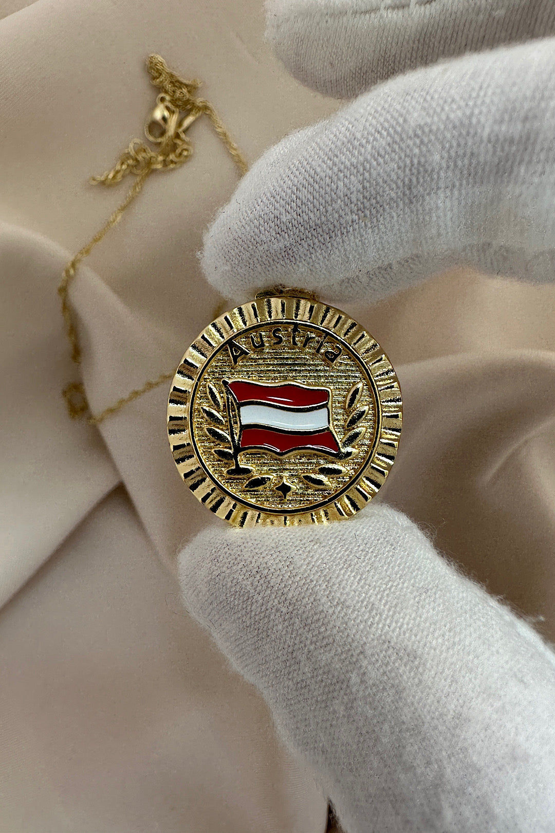 Austria flag Necklace