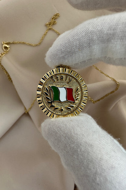 Italy flag Necklace