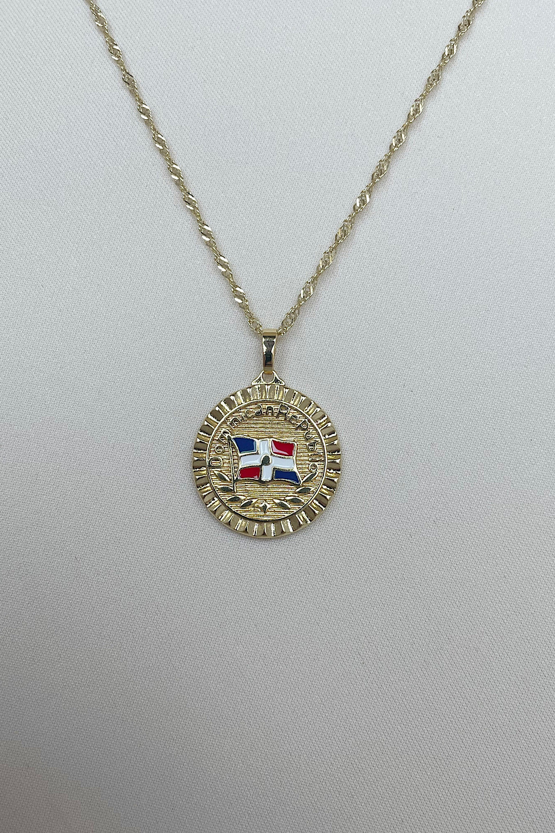 Dominican Republic flag Necklace